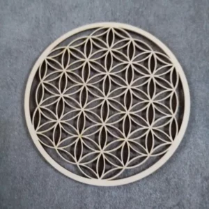 Fleur de vie Moyenne artisanale en bois Meli Medium