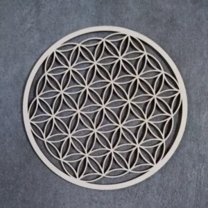 Fleur de vie artisanale en bois grande Méli Medium