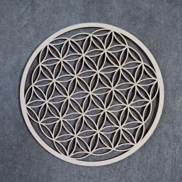 Fleur de vie artisanale en bois grande Méli Medium