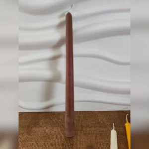 Bougie Cierge marron