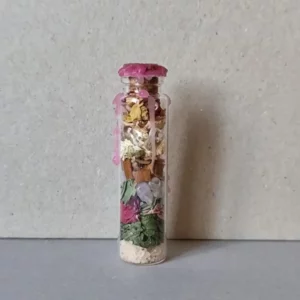 Petite spelljar rose confiance en soi sur fond beige