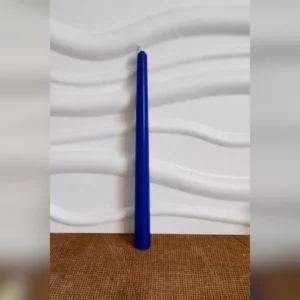 Les Bougies de Charlène cierge bleu sérénité Méli Medium