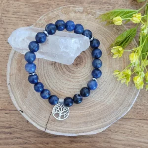Bracelet artisanal en sodalite | sérénité